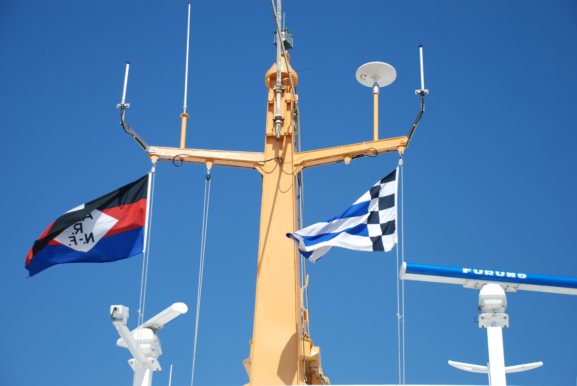 Flaggen Fähre Norderney