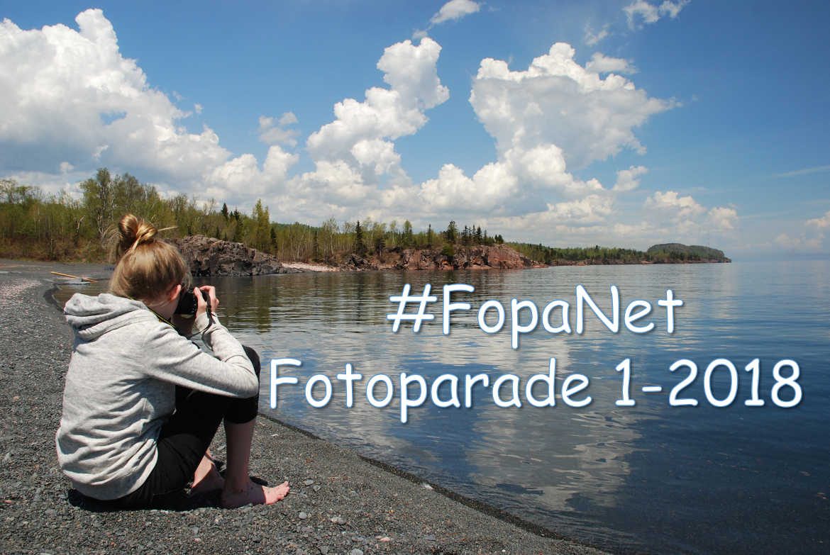 Der Black Beach am Lake Superior in den USA