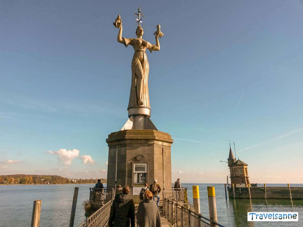 Touristenattraktion: Die berühmte Imperia am Konstanzer Hafen