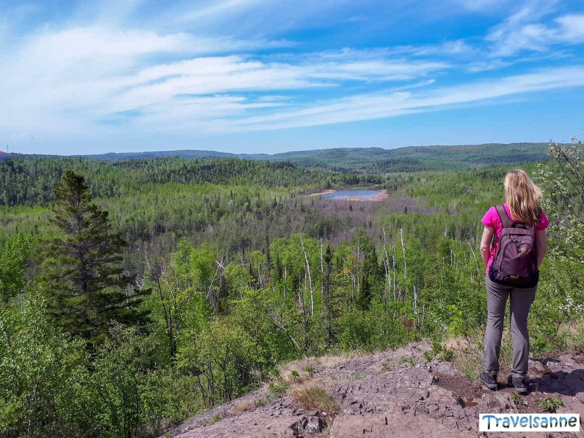 Grandioser Ausblick auf die Bean and Bear Lakes