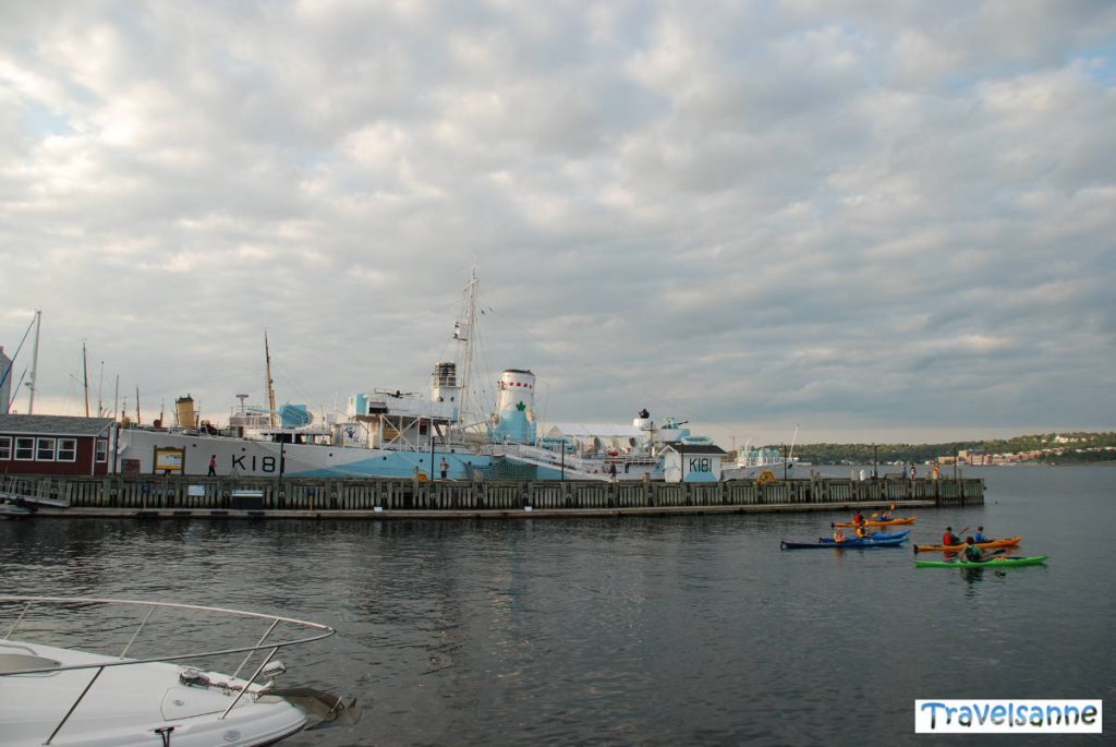 Start zur abendlichen Kajaktour im Hafen von Halifax