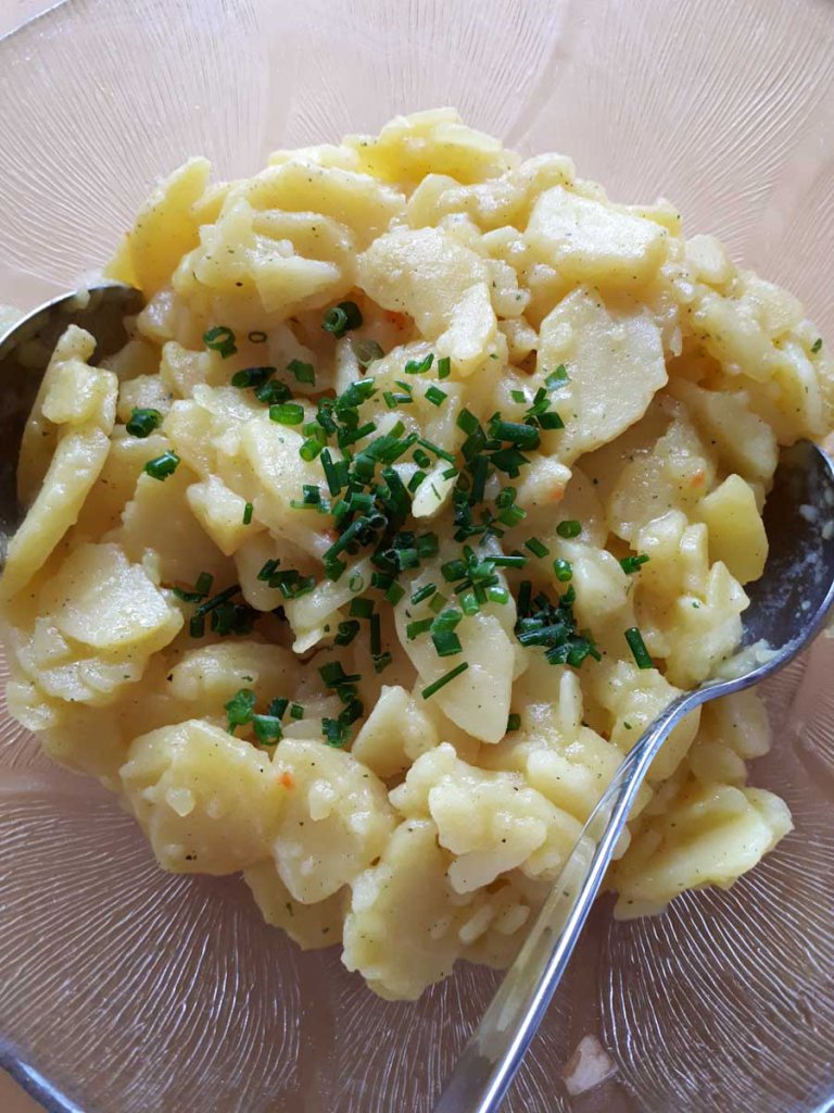 Rezept für original Schwäbischen Kartoffelsalat