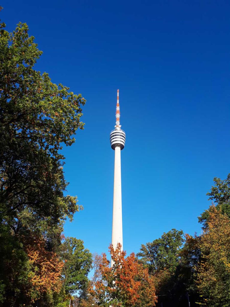 Berühmtes Wahrzeichen: Der Fernsehturm Stuttgart
