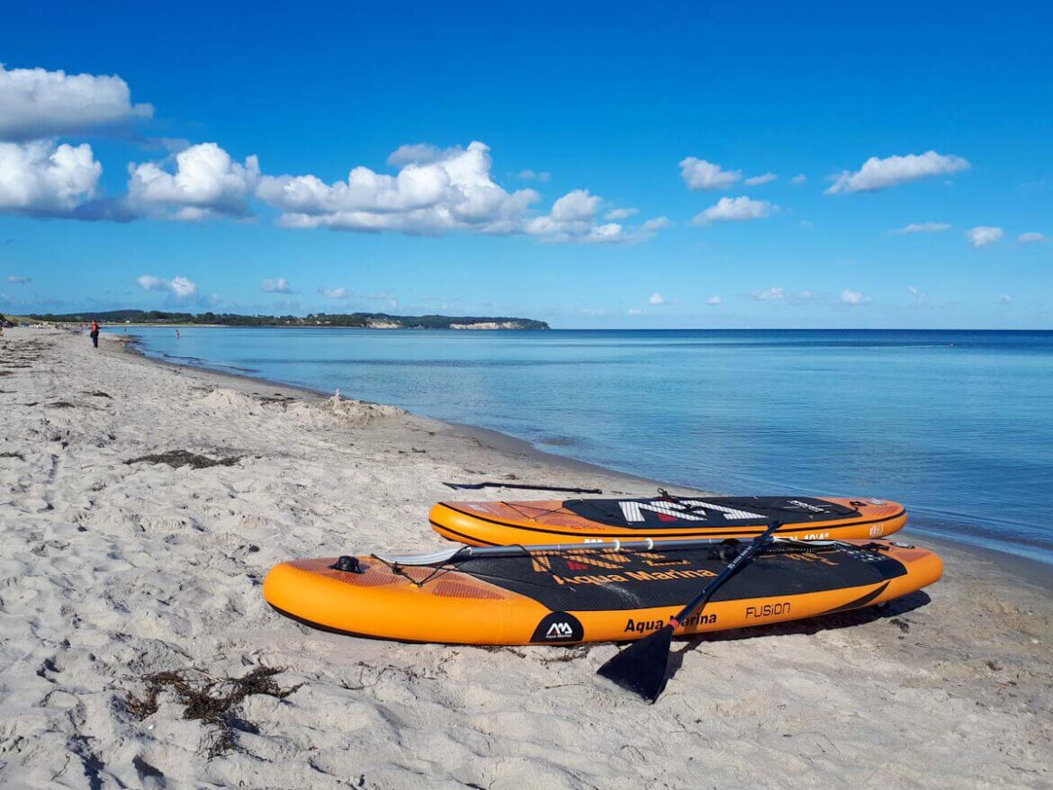 Wassersport auf Rügen: Stand Up Paddling auf der Ostsee