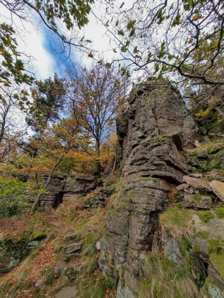 Imposante Felsformationen am Battert im Nordschwarzwald