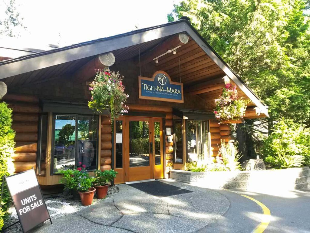 Die Tigh-Na-Mara Lodge in Parksville auf Vancouver Island