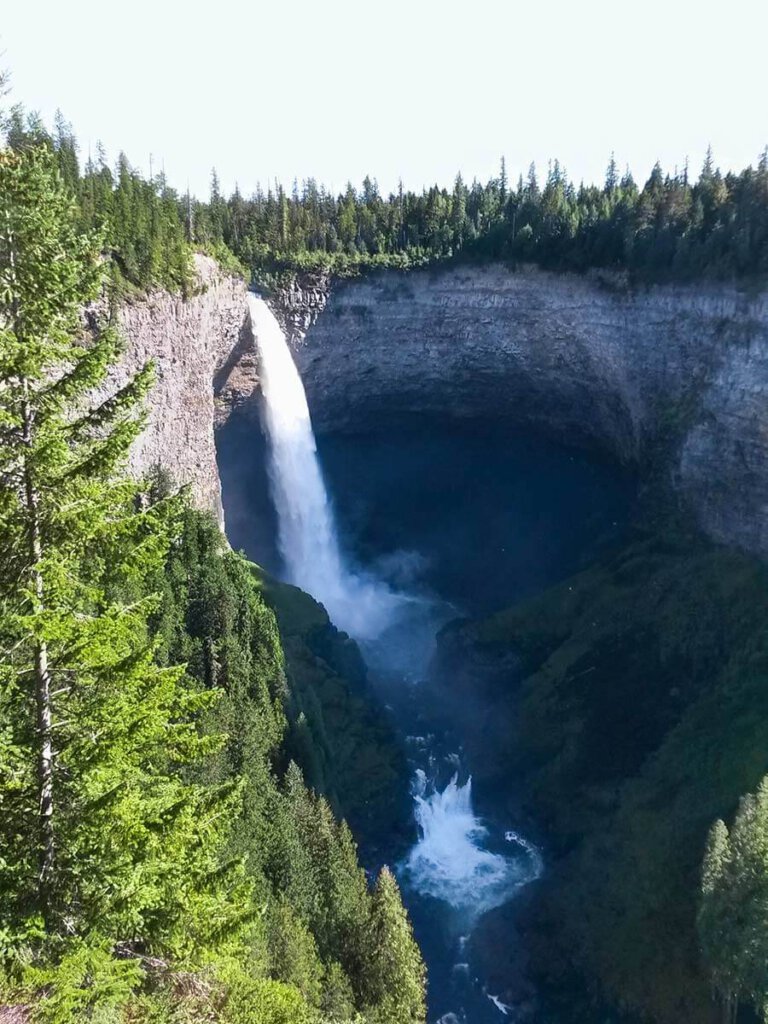 Westkanada Rundreise Wells Gray Helmcken Falls
