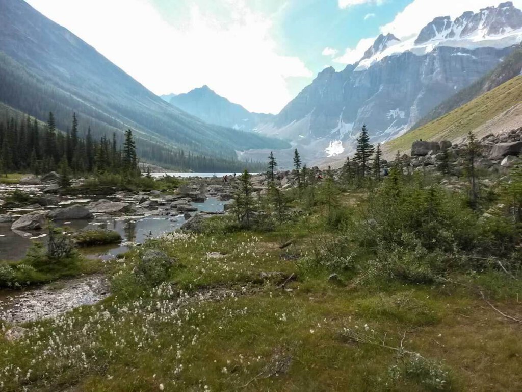 Die einsamen Consolation Lakes im Banff Nationalpark in Westkanada