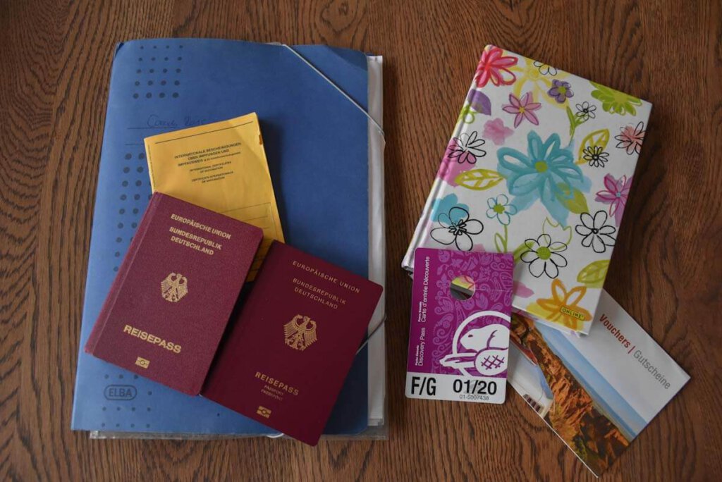 Reise Packliste Roadtrip: Unsere Reise-Dokumente für Kanada