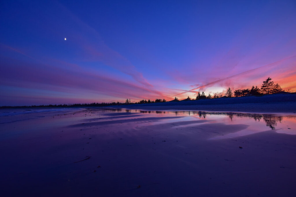 Atemberaubender Sonnenuntergang in Nova Scotia