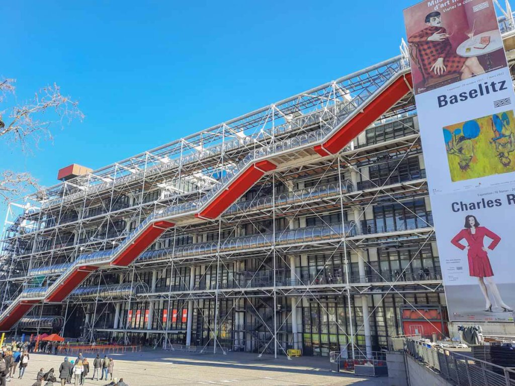 Einzigartige Paris Sehenswürdigkeit: Das Centre Pompidou