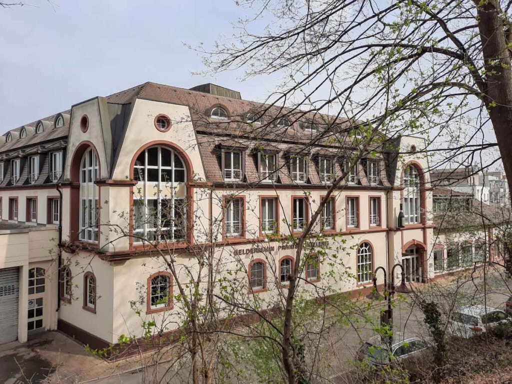 Das Stammhaus der Geldermann Privatsektkellerei in Breisach am Rhein