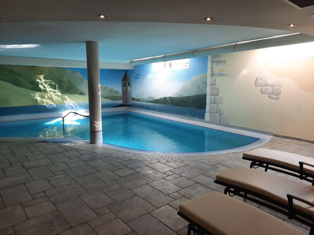 Pool im Hotel Saldur in Schluderns