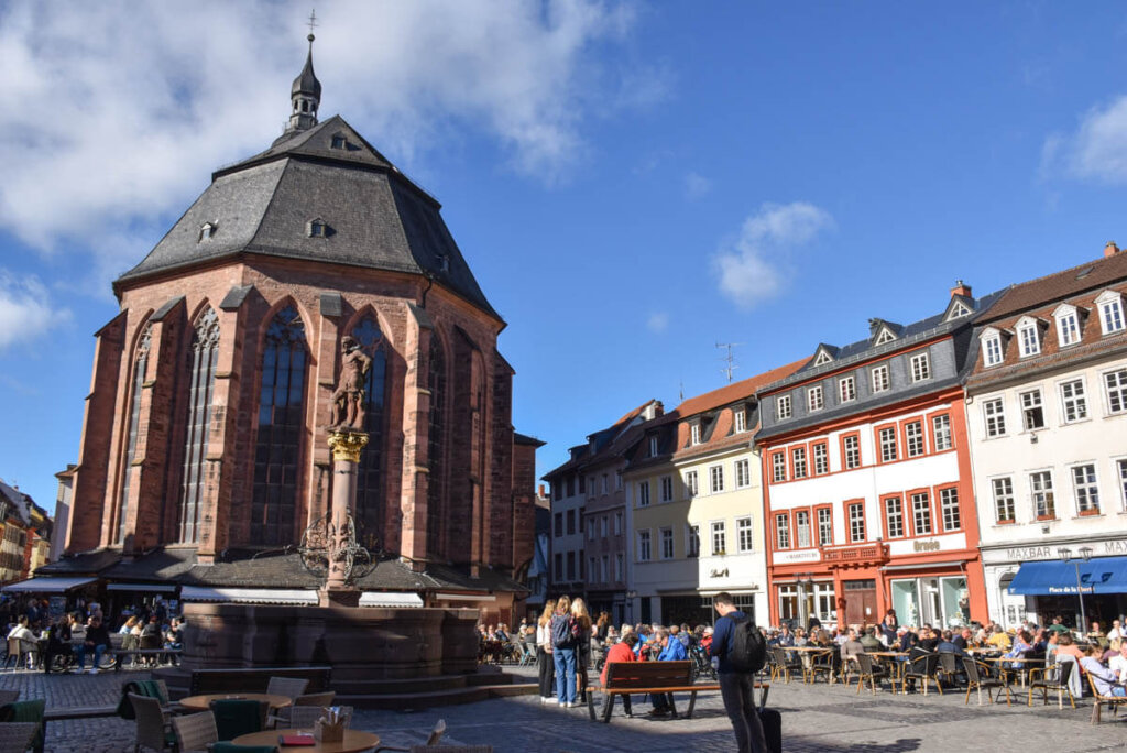 Die Heiliggeistkirche am Heidelberger Marktplatz