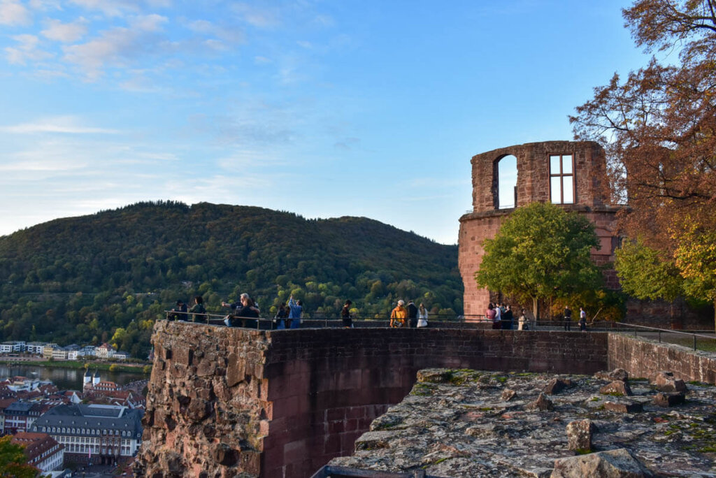 Beliebter Aussichtspunkt: Die Schlossruine Heidelberg