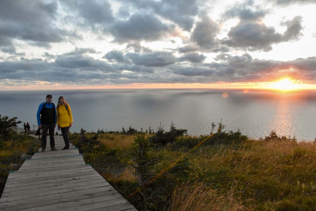 Magischer Moment auf dem Skyline Trail im Cape Breton Highlands National Park