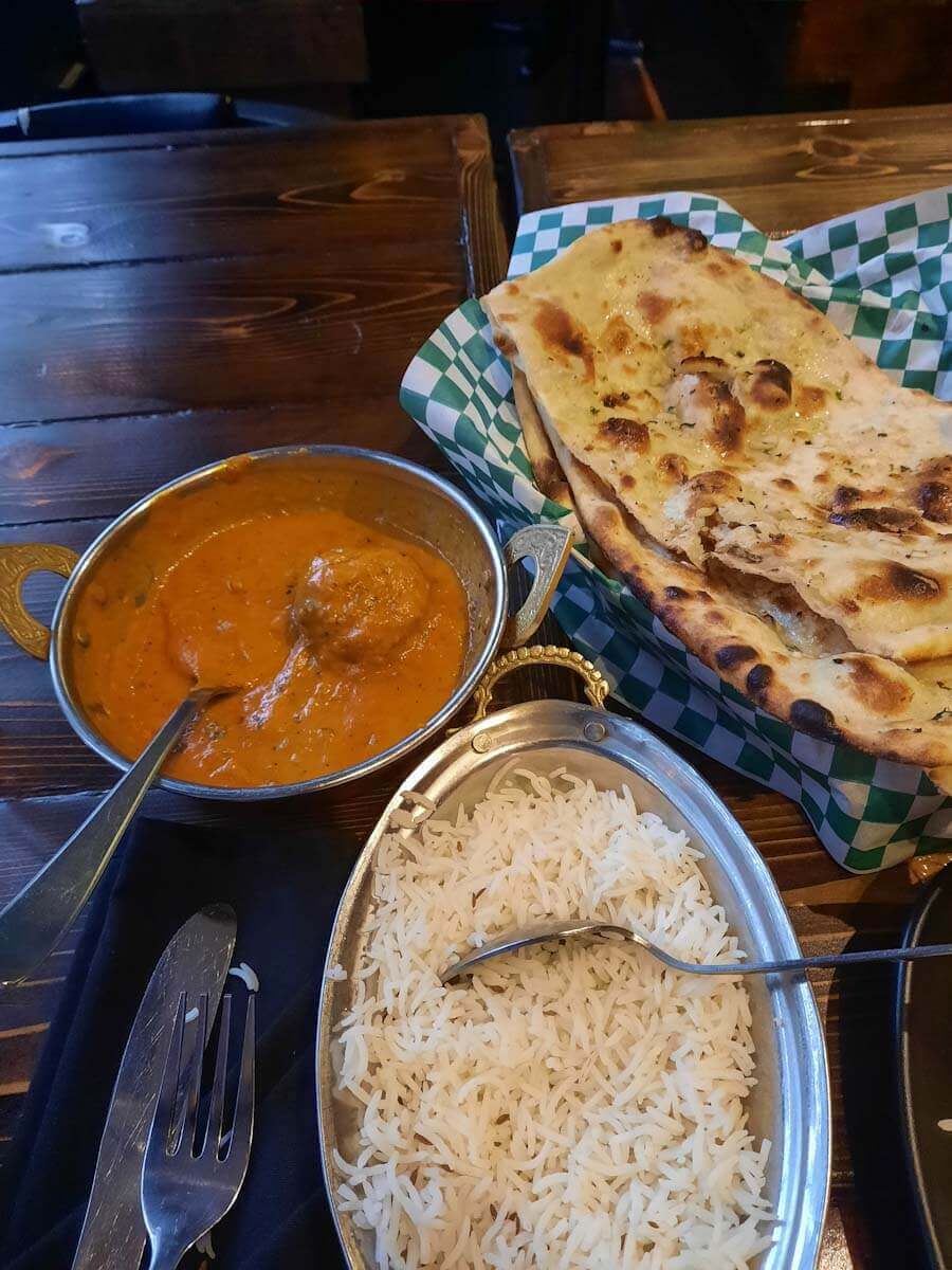 Feines indisches Dinner im Tandoori Zaika in Moncton