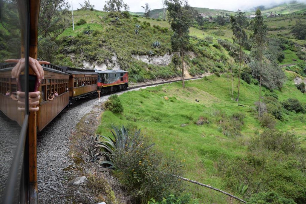 Zugfahrt zur Nariz del Diablo in Ecuador