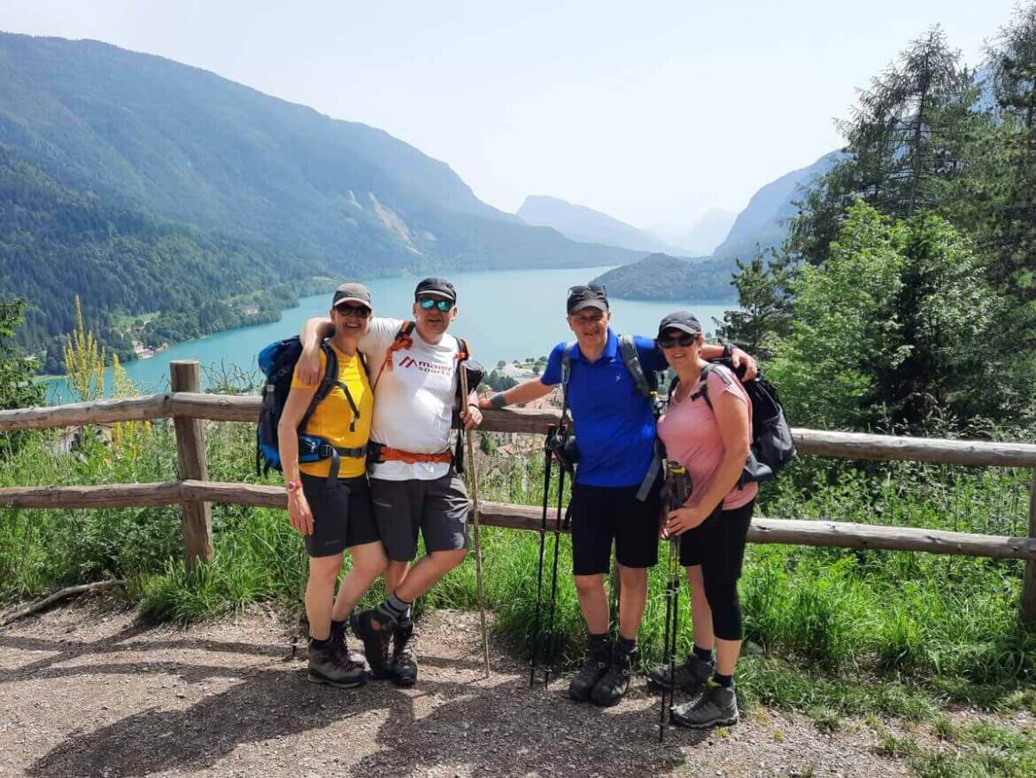 Unsere Weitwanderung von Meran zum Gardasee quer durch Trentino-Südtirol
