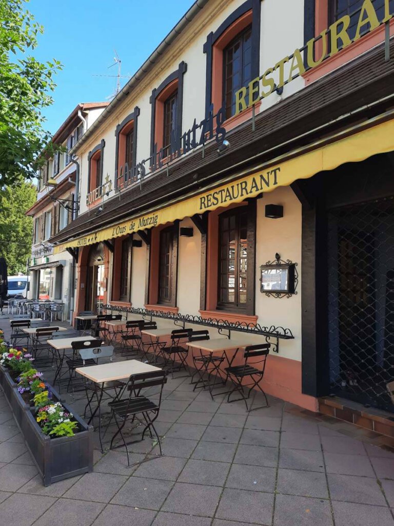 Das Hotel-Restaurant L'Ours de Mutzig im Elsass
