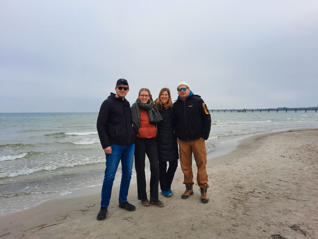 Grüße von der Travelsanne Family an der Ostsee