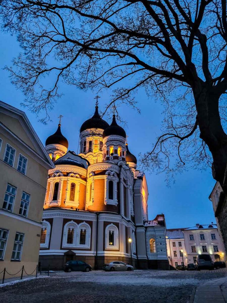Eines der Wahrzeichen Tallins: Die Alexander-Newski-Kathedrale
