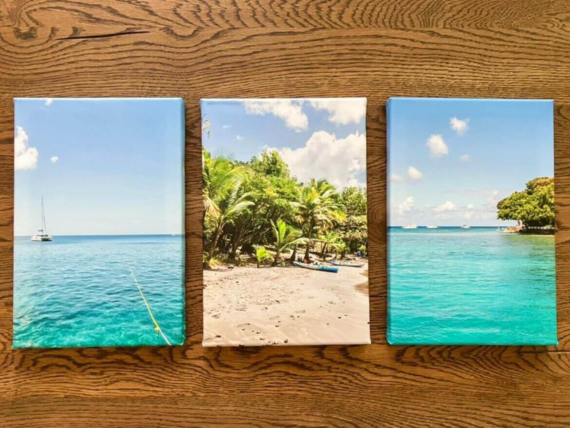 Die schönsten Reisemomente auf selbst gestalteten Leinwandbildern