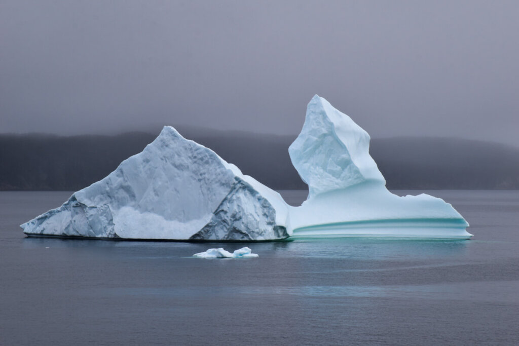 Majestätischer Eisberg vor Brighton in Neufundlands Green Bay