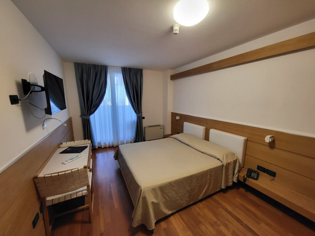 Unser Zimmer im Hotel Fonzari in Grado