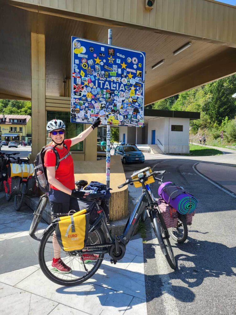 Grenzübergang nach Italien in Töll-Maglern