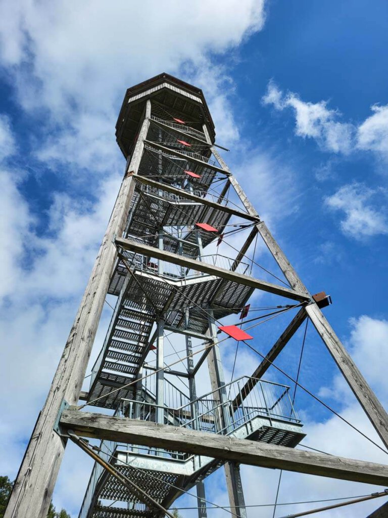 Der imposante Vogteiturm am Naturpark-AugenBlick Loßburg