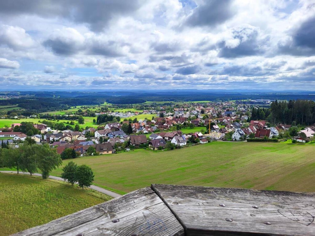 Panoramablick vom Vogteiturm in Loßburg