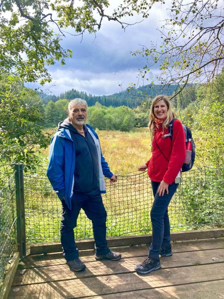 Mit Thomas Nägele auf dem Eisvogelpfad in Seewald-Erzgrube