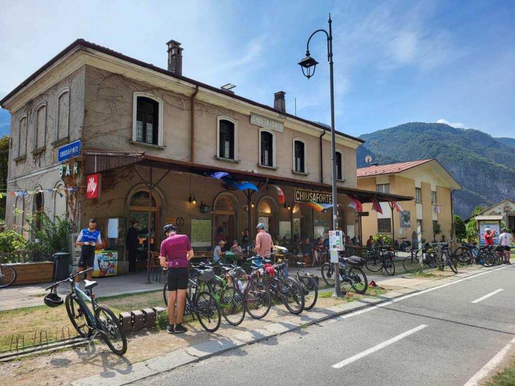 Bester Radler-Stopp: Stazione di Chiusaforte