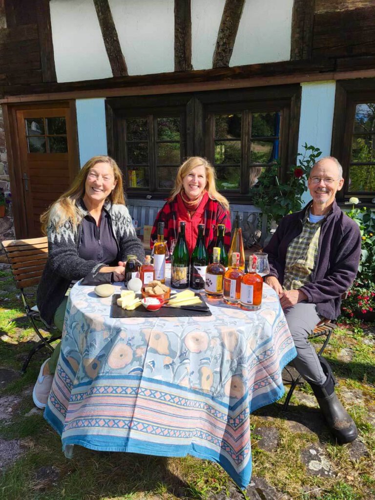 Cider-Verkostung mit Wendy & Patrick von 1785 Cider in Unterkirnach