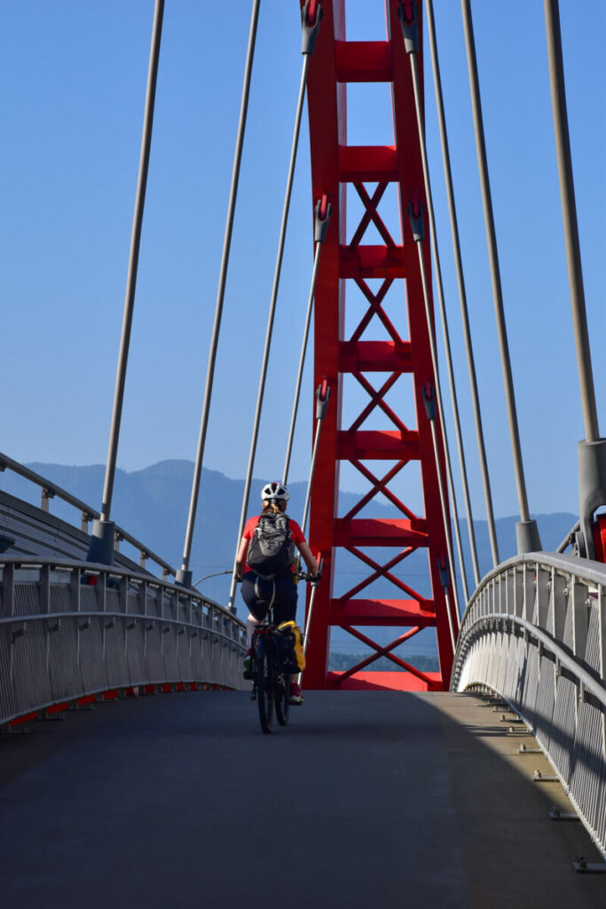 Villach: Start unserer Tour auf dem Alpe Adria Radweg