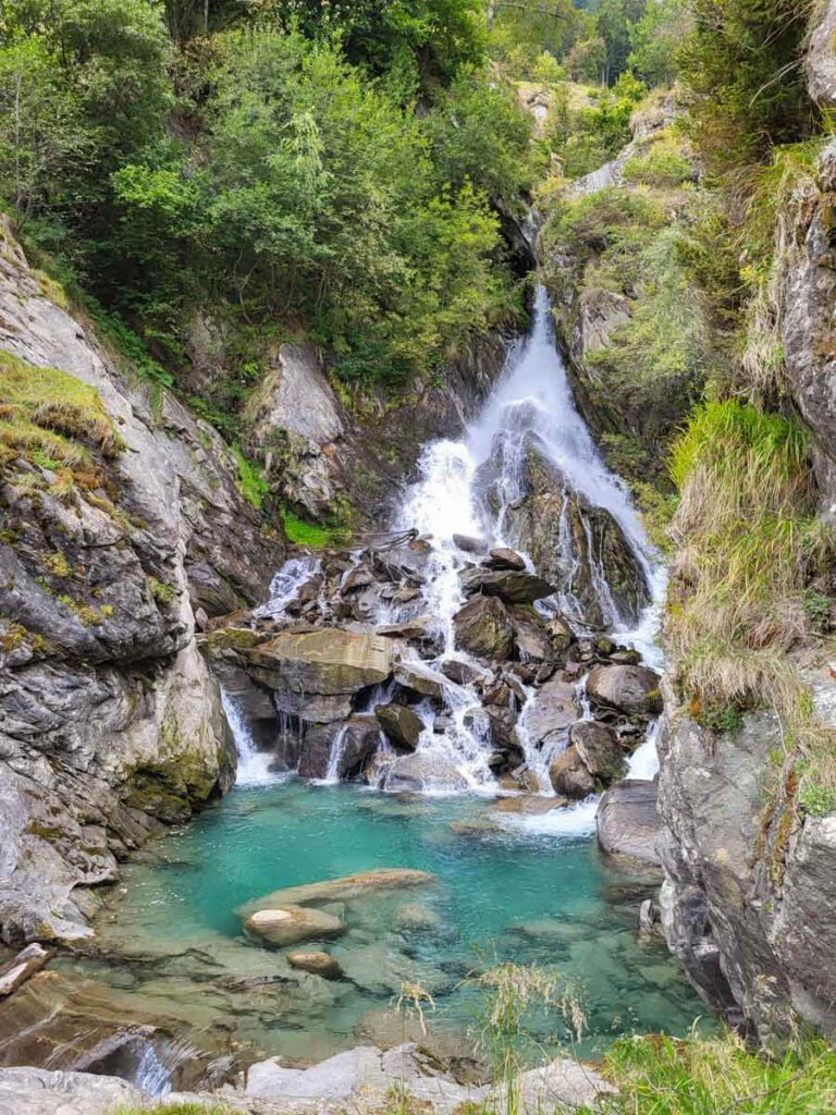 Die Fallelen, kleine Wasserfälle, oberhalb des Partschinser Wasserfalls