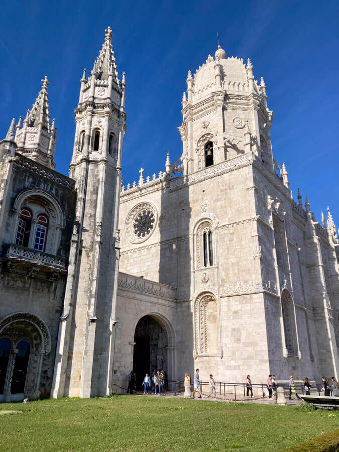 Das Mosteiro dos Jeronimos in Lissabon