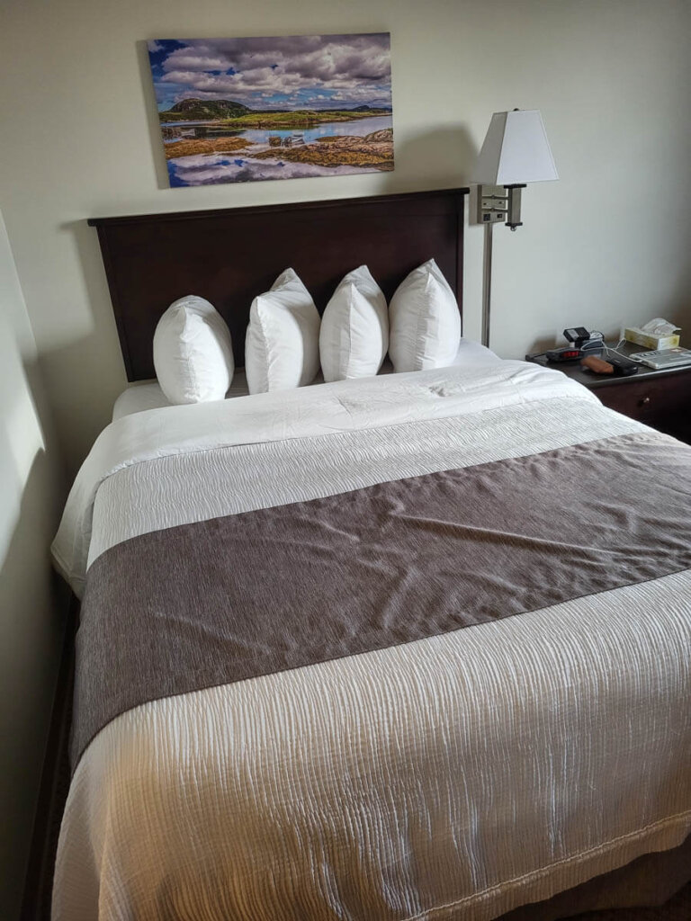 Unser Zimmer im Hotel Port Aux Basques auf Neufundland