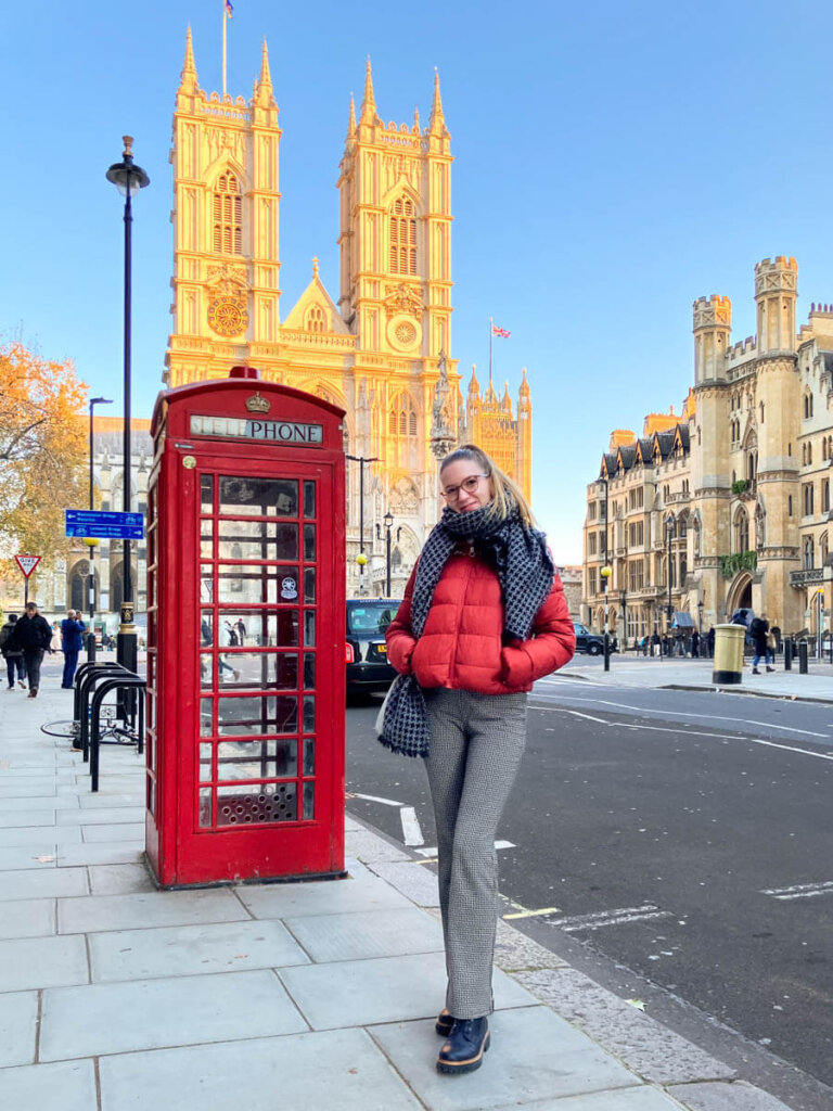 Vor der Westminster Abbey