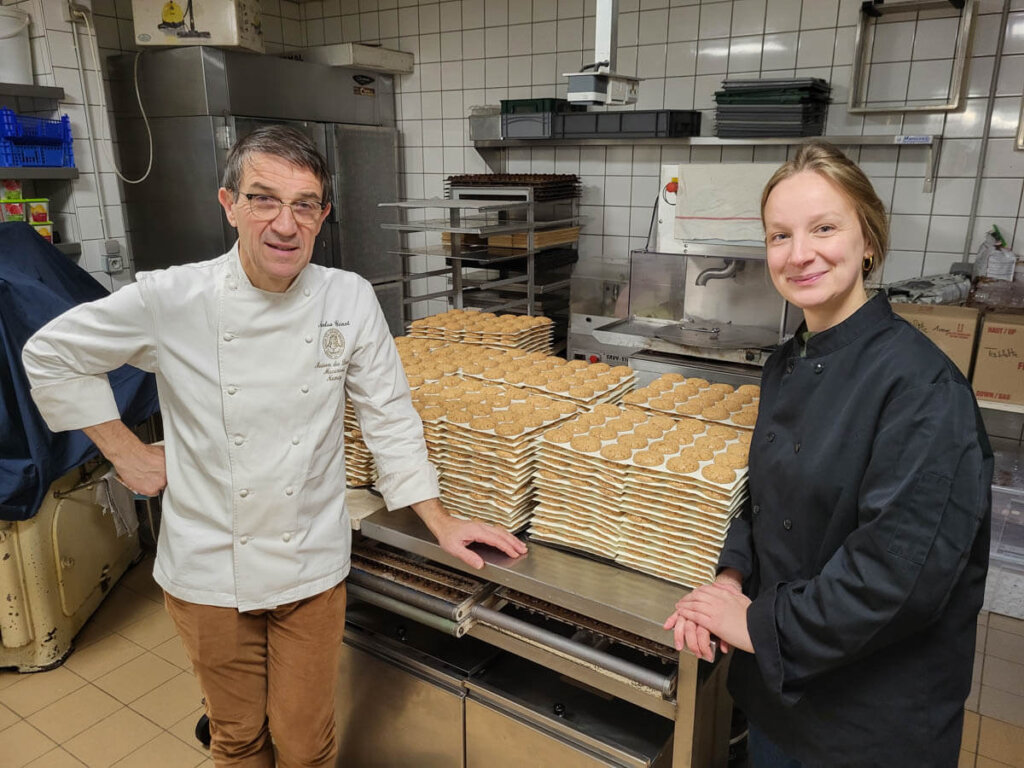 Charlotte & Nicolas Génot mit den berühmten Macarons de Nancy