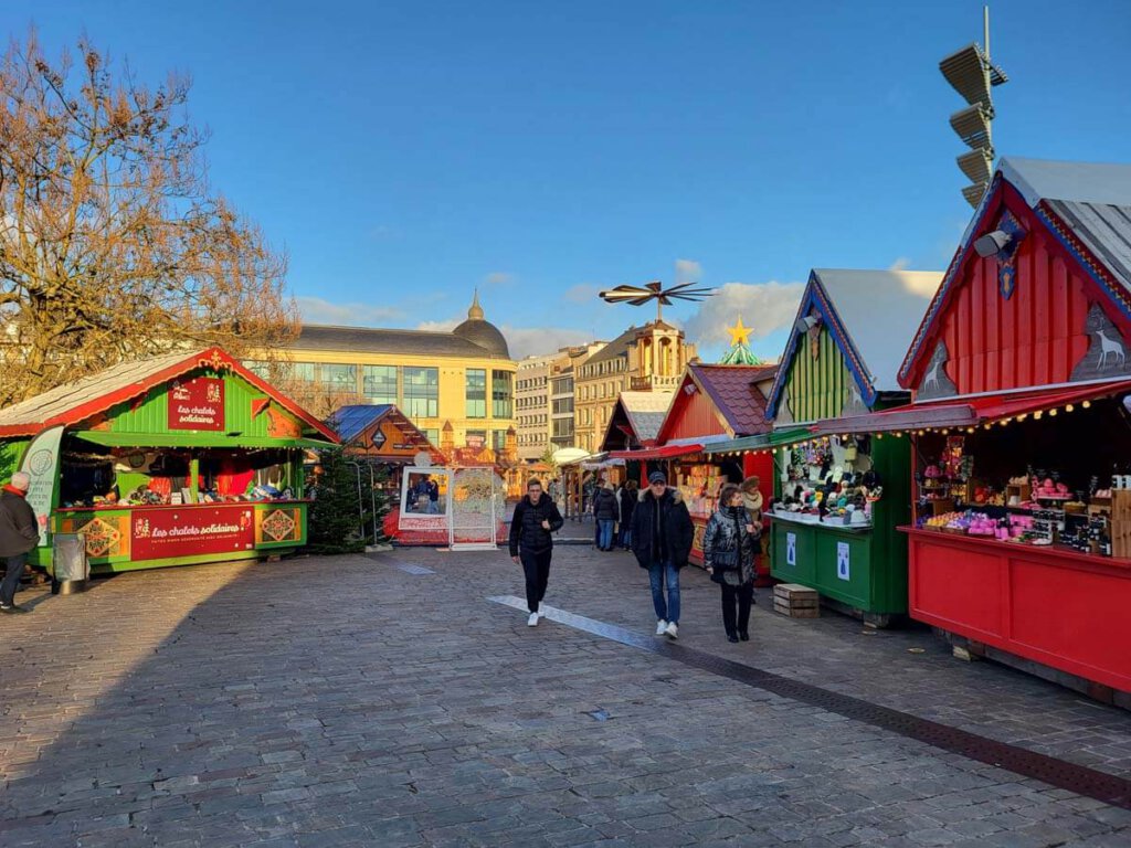 Metz Weihnachtsmarkt an der Place de la République