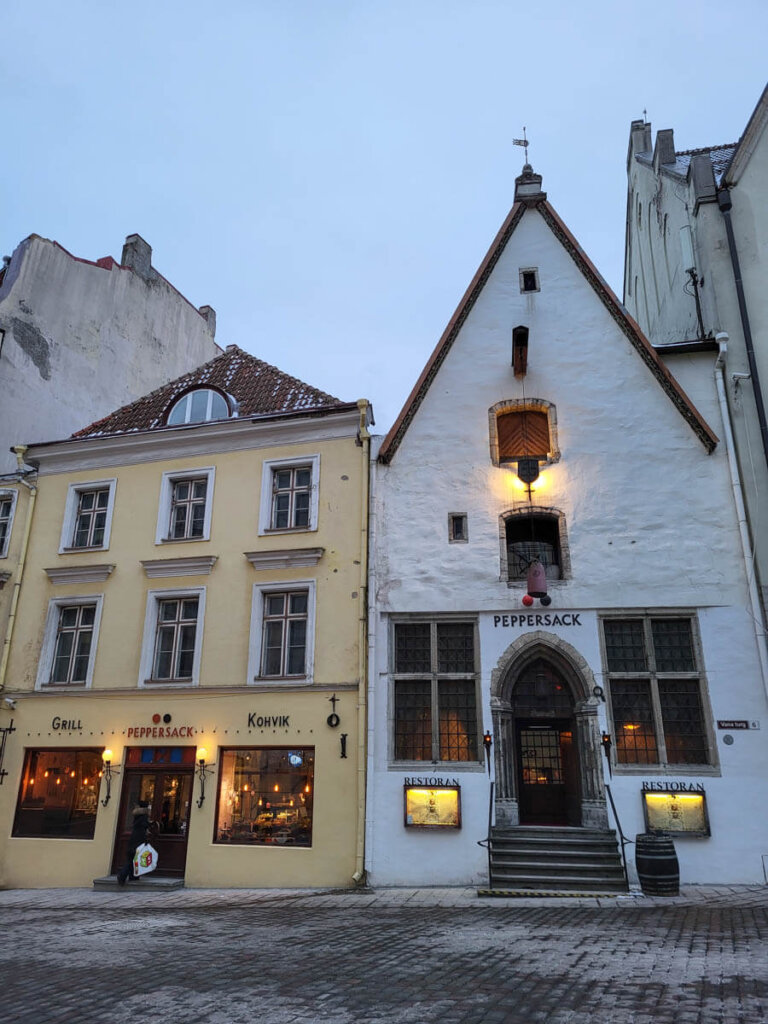 Das historische Restaurant Peppersack in Tallinn Estland