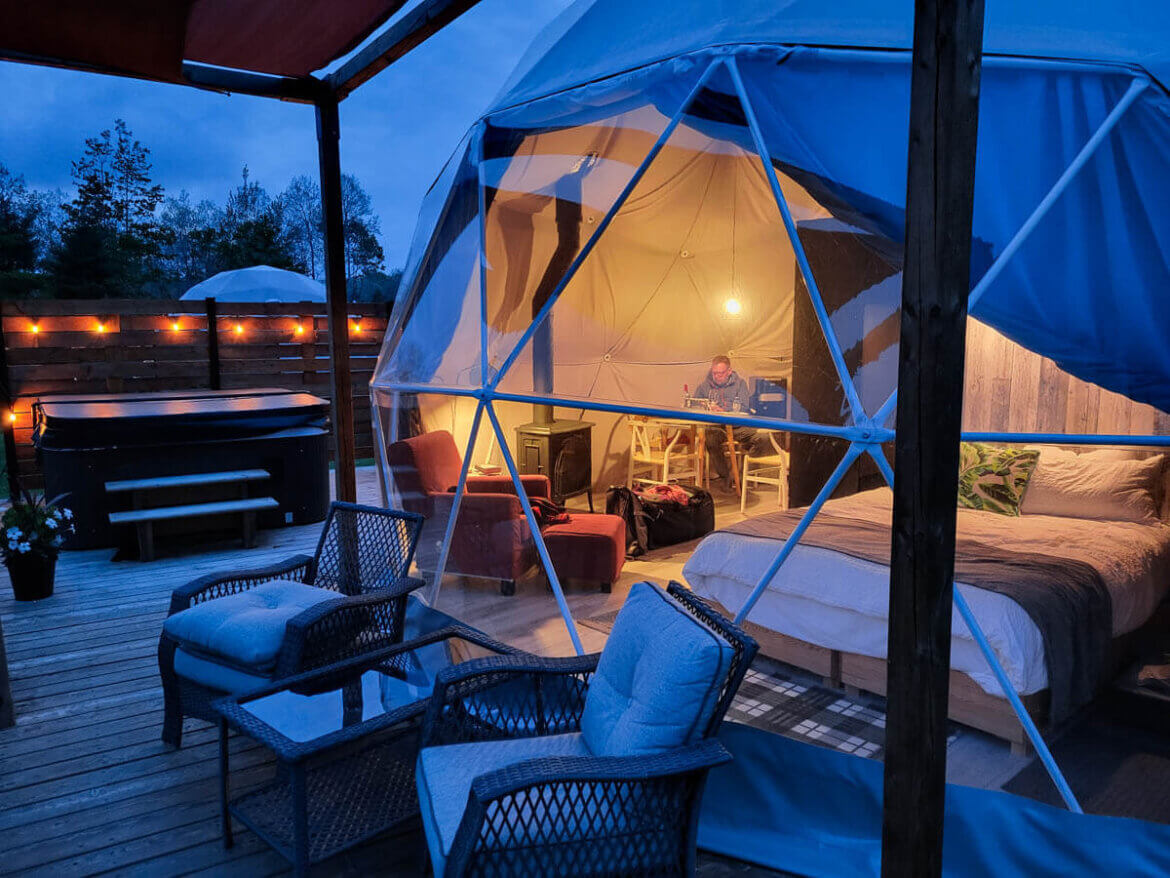 Außergewöhnliche Unterkünfte in Nova Scotia Kanada - von Camping bis Glamping