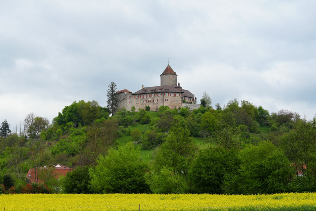 Die imposante Burg Reichenberg in Oppenweiler bei Backnang