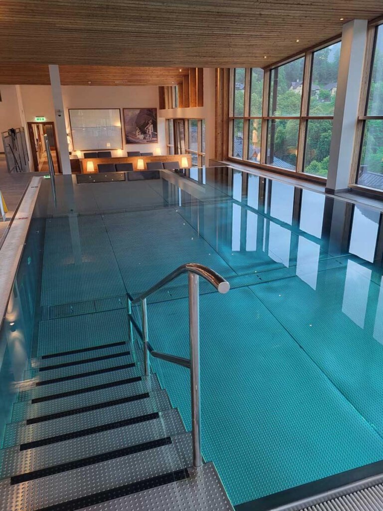 Der herrliche Spa-Bereich des Hotels Erzherzog Johann in Bad Aussee