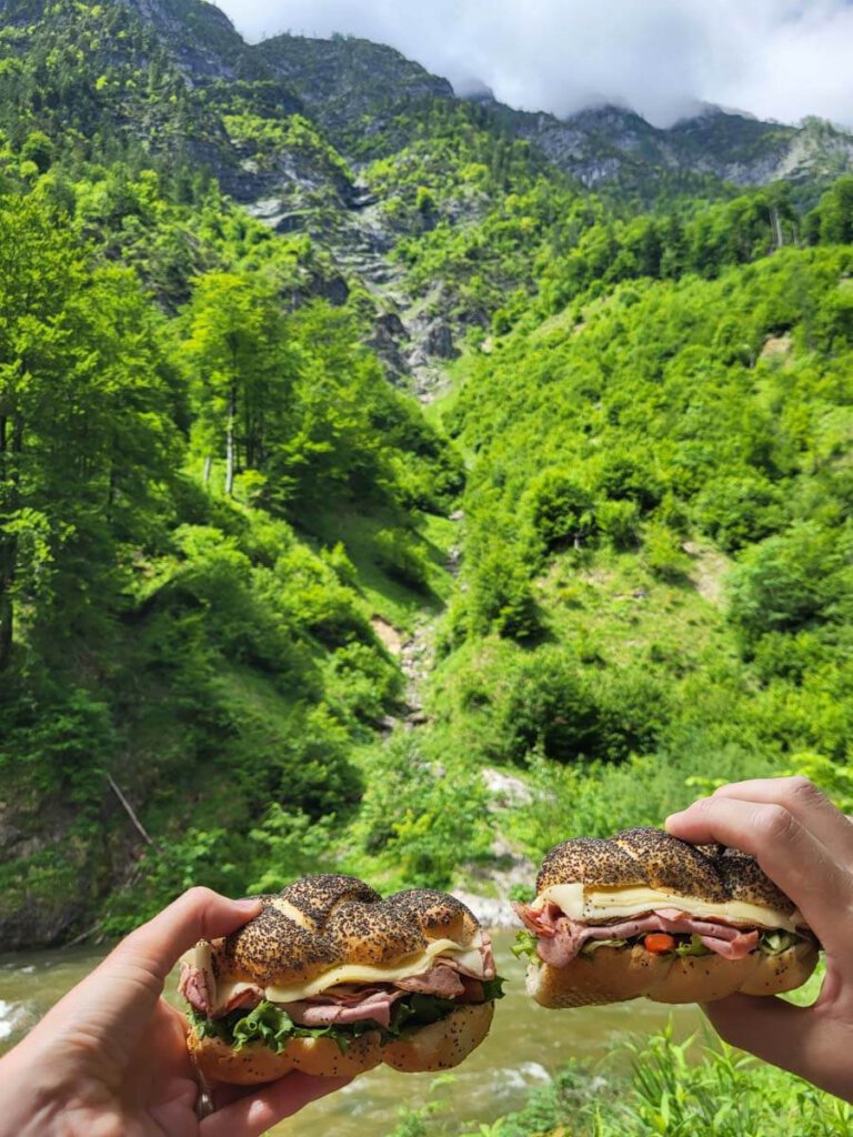 Rucksackvesper mit Aussicht im Koppental