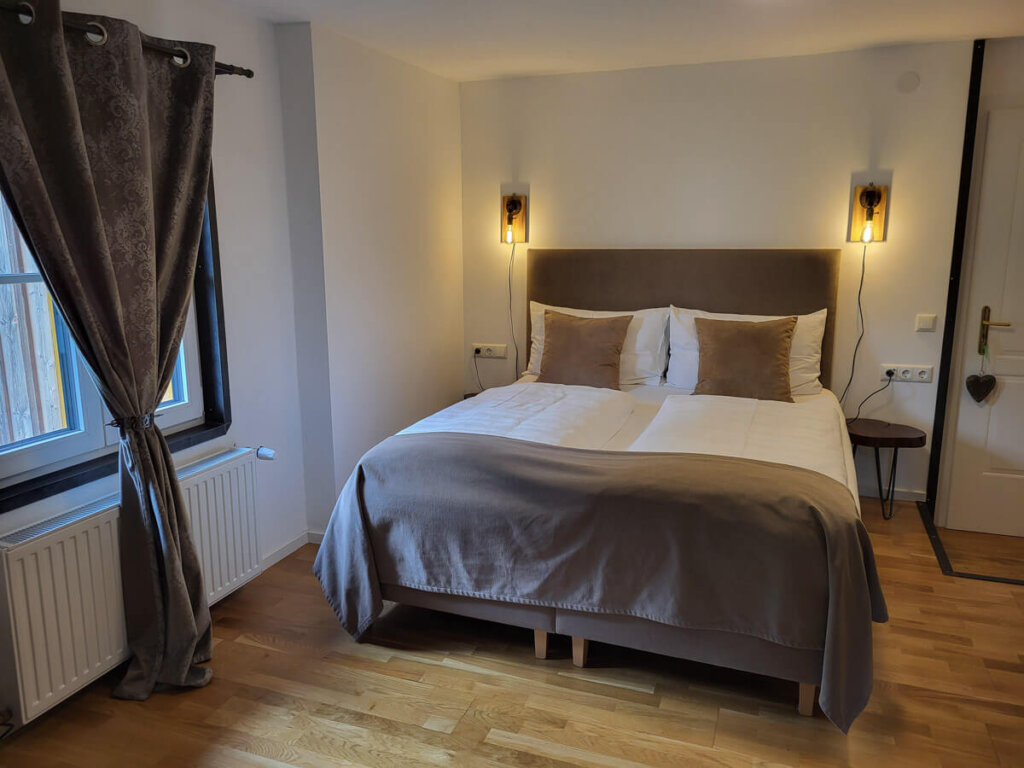 Unser Zimmer im Hotel Fenix Hall in Hallstatt