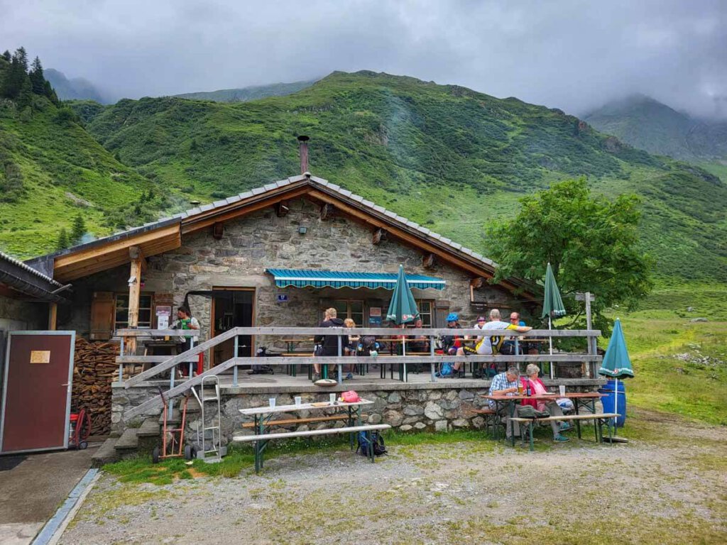 Die Obere Wasserstubenalpe im Silbertal