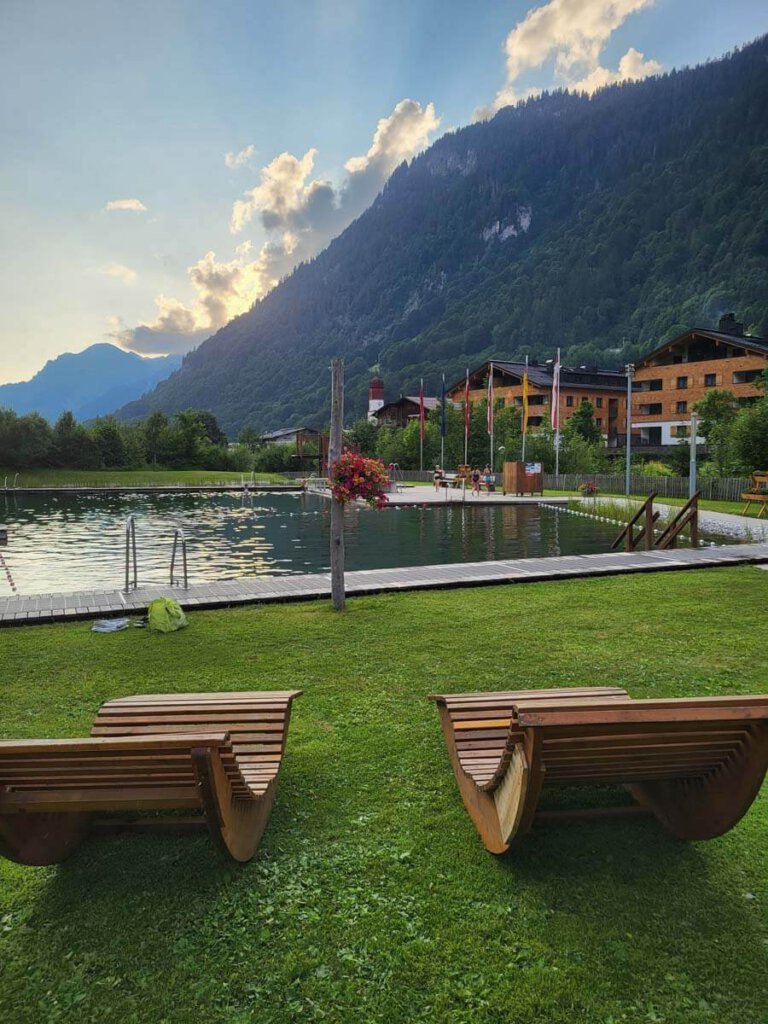 Der Almwasserpark in Klösterle am Arlberg